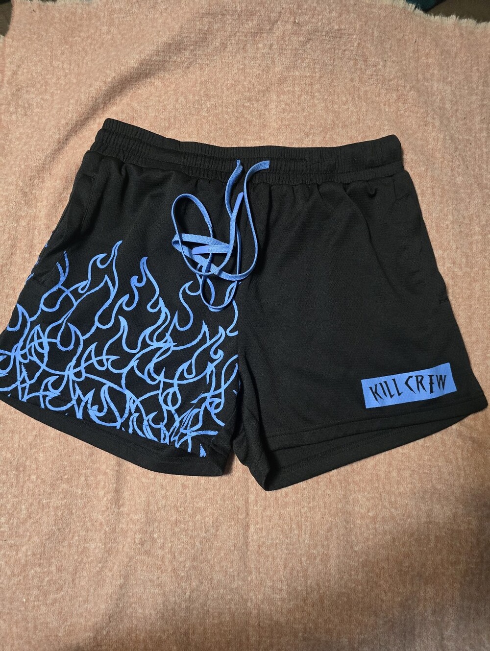 KILL CREW MUAY THAI FLAME SHORTS (MID THIGH CUT)